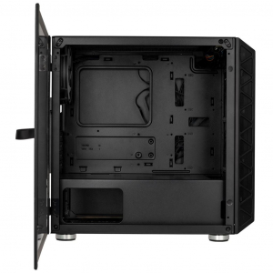 Kolink Citadel Glass SE táp nélküli ablakos Micro-ATX ház fekete